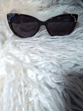 Betsey Johnson Black Leopard Sunglasses